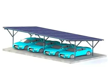 Entry-Level Solar Carport System for Off-Grid Small Commercial Projects