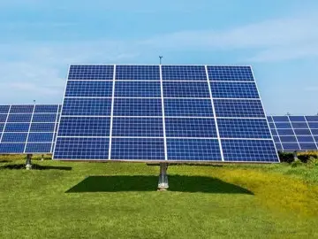 Smart Dual-Axis Solar Tracking System for Large-Scale Ground PV Installations