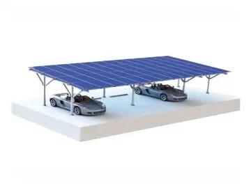High-efficiency Solar Carport - Generate Electricity While Protecting Vehicles