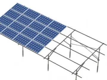 Manufacturer Solar Ballast Concrete Rooftop Ground Mounting Bracket PV Ballasted Roof Ground Mount