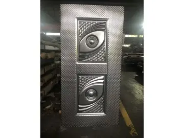 Steel Door Skin Sheet with Embossed Design