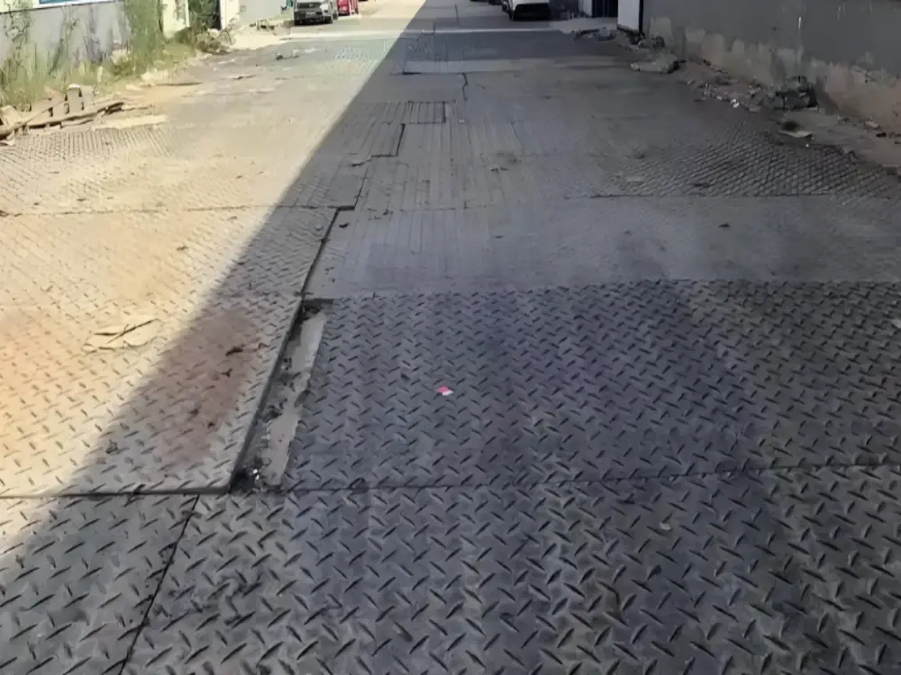 Lay the road surface