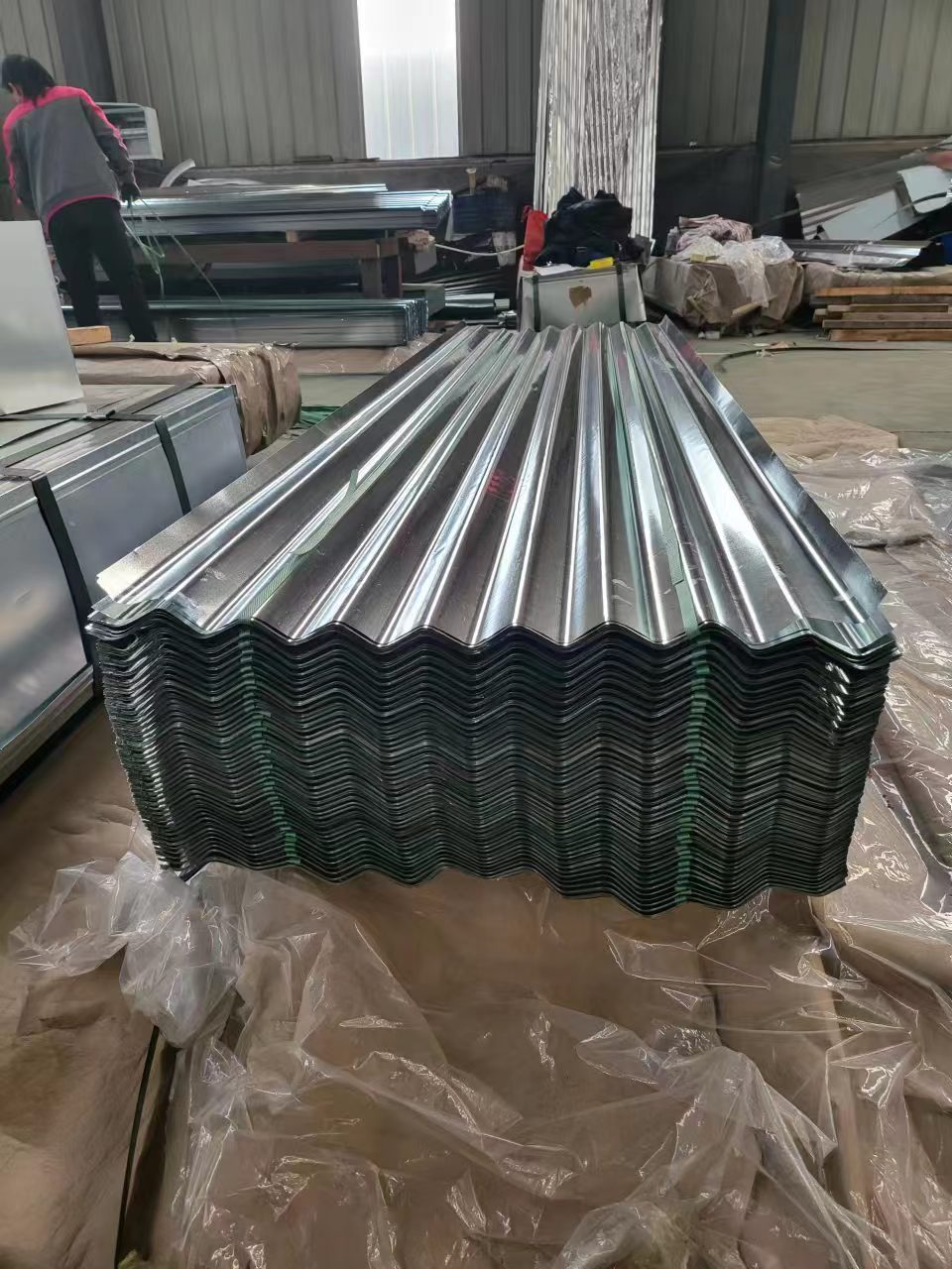 High-quality, high-zinc coating bright surface galvanized corrugated sheet-1