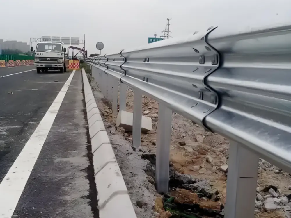 Highway guardrail panels